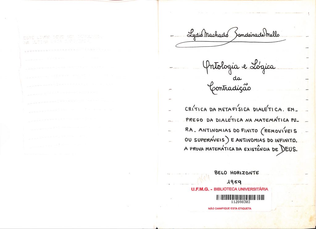 1959 Ontologia e lógica da contradição (PDF)